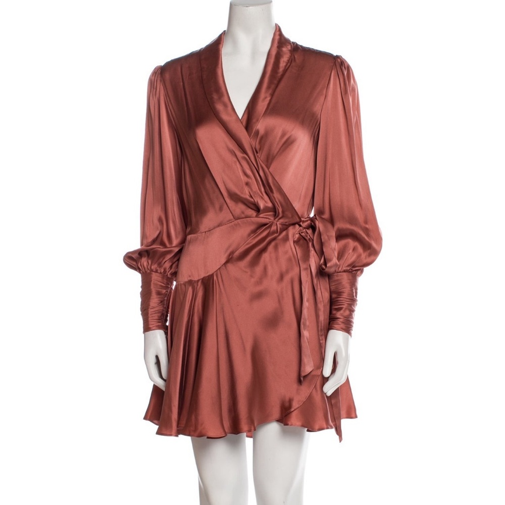 Zimmerman silk wrap dress